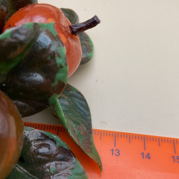 Vintage Christmas Candle Ring Faux Fruit - Made in Italy. READ - Picture 7 of 8